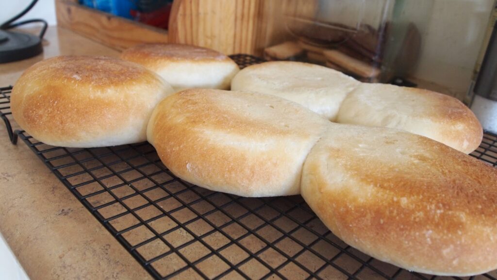 Flat Hamburger Buns